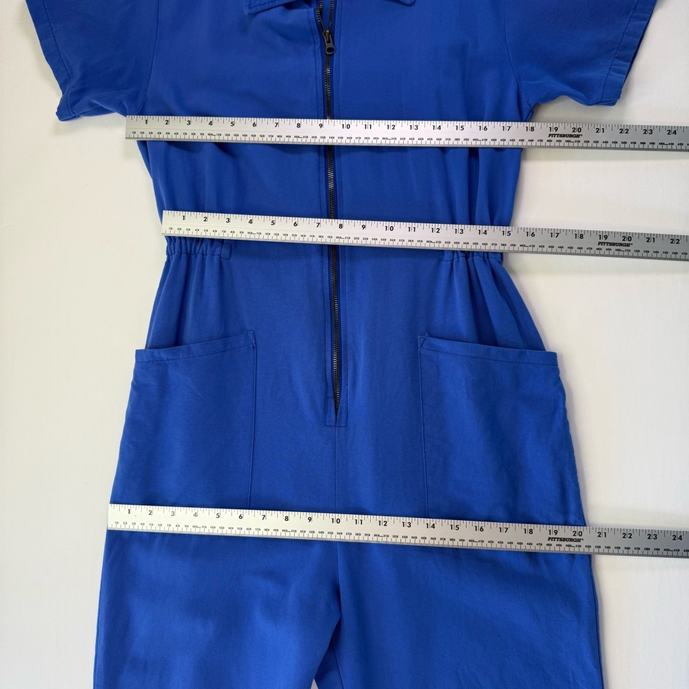 Noble Blue Utility Jumpsuit - Picture 12 of 16